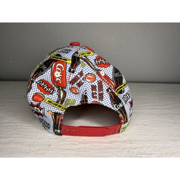 Coca-Cola “Enjoy Coke” Comic Print Snapback Hat by Concept One Accessories - Picture 6 of 8
